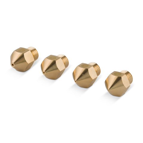 PrimaCreator CR-10S Pro Messingdüsen-Set – 4 Stück (0,20 / 0,40 / 0,60 / 0,80 mm)